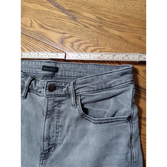 UNIQLO Jeans Mens 30 X 32.50 Gray Grey TAPERED ?  Used Summer Winter Taper Work - Picture 7 of 11